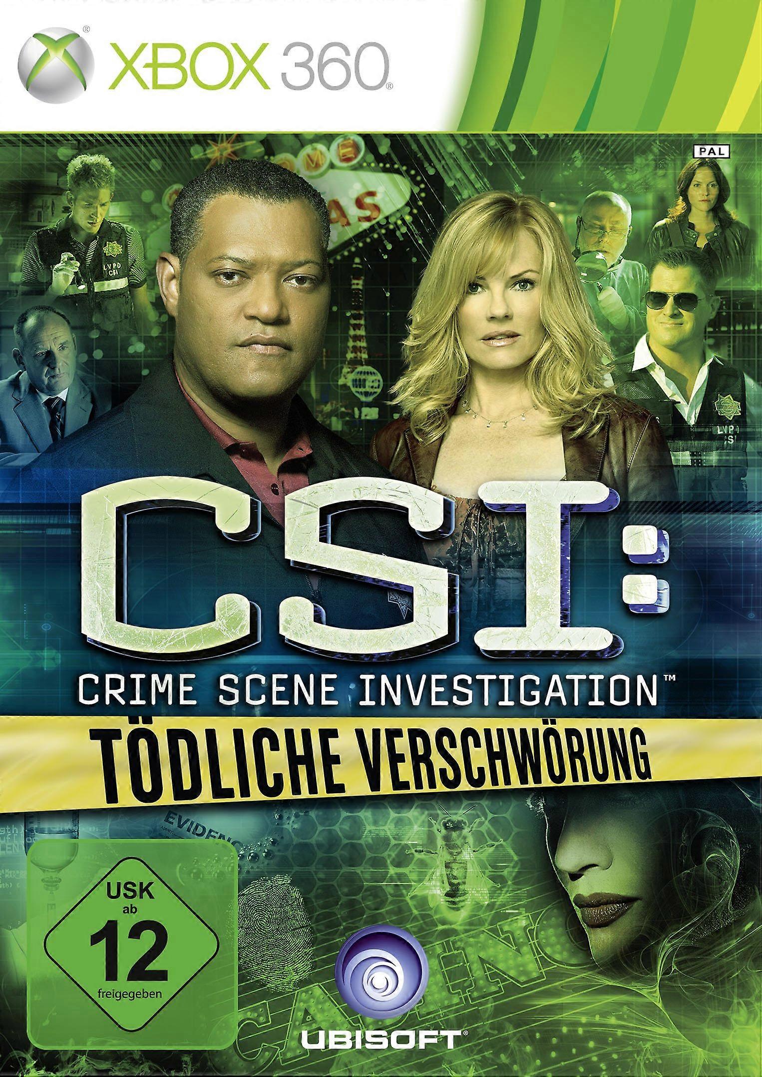 CSI Crime Scene Investigation Tdliche Verschw. (XBOX 360) - PAL - New & Sealed