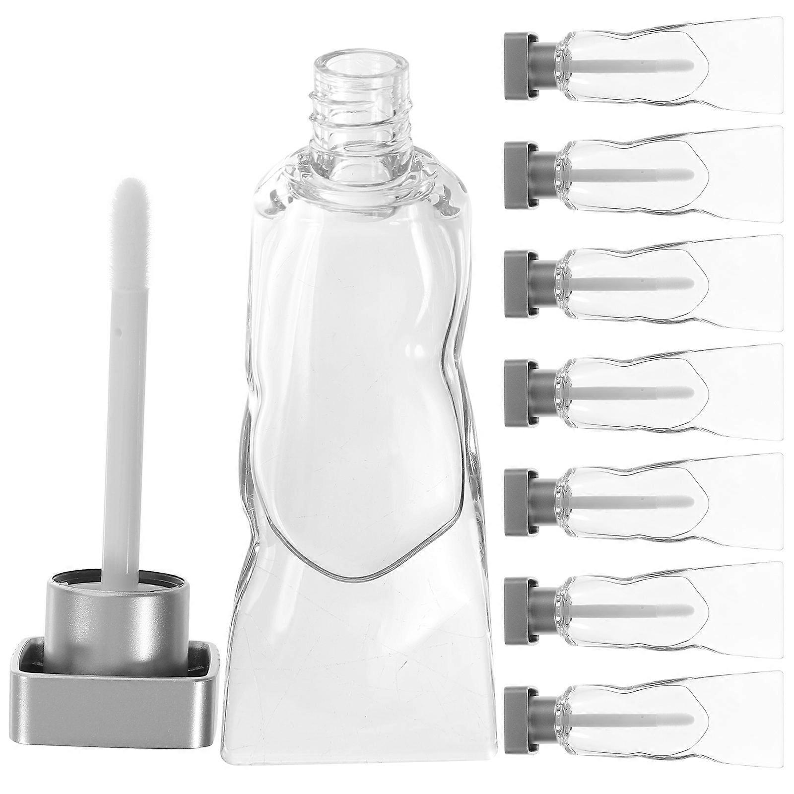 8pcs Lip Balm Bottles Toothpaste Shaped Lip Gloss Tube Empty Lipstick Samples Containers(4ml)