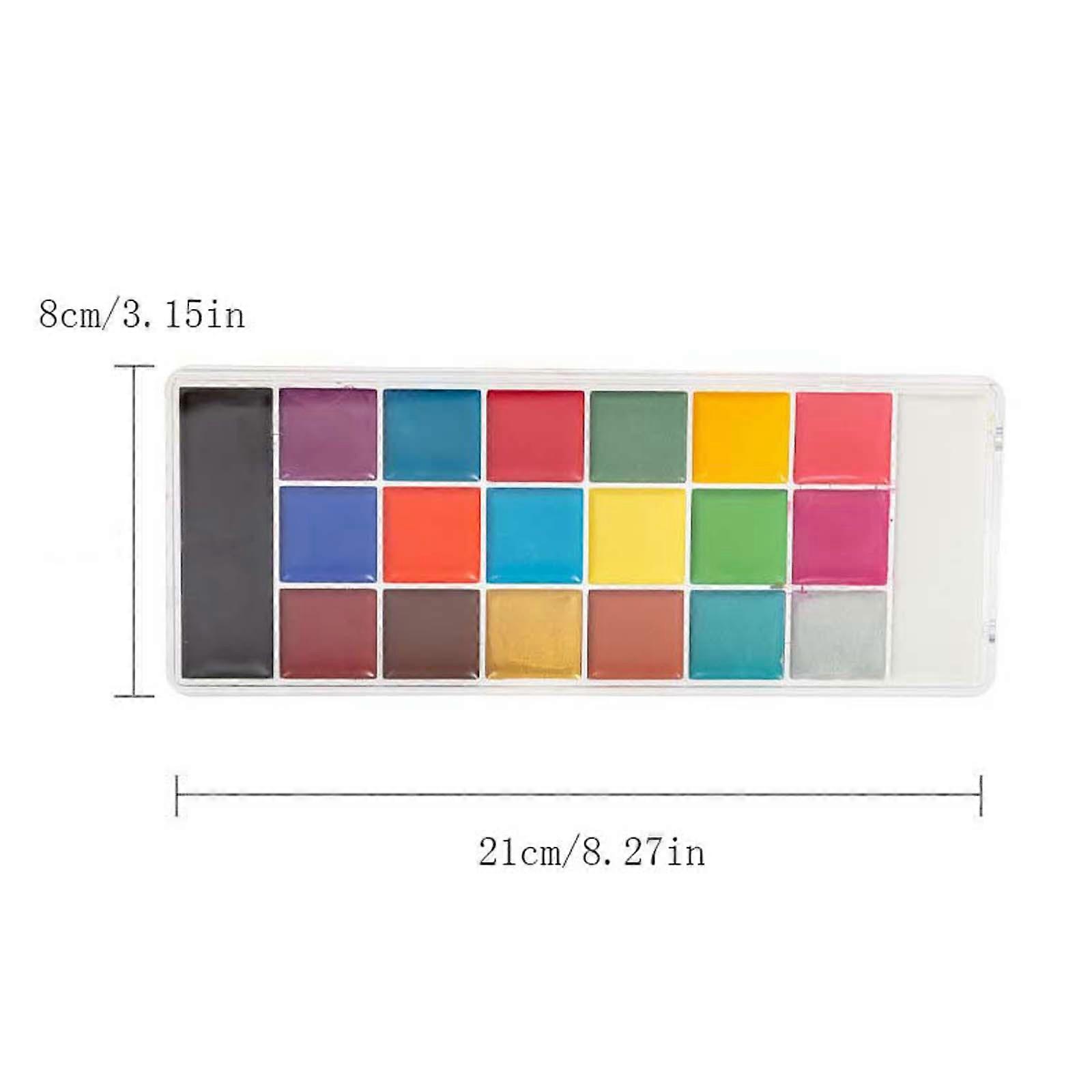 20 Farve ansigtsmaling: Julemakeup, kunstmaleri.