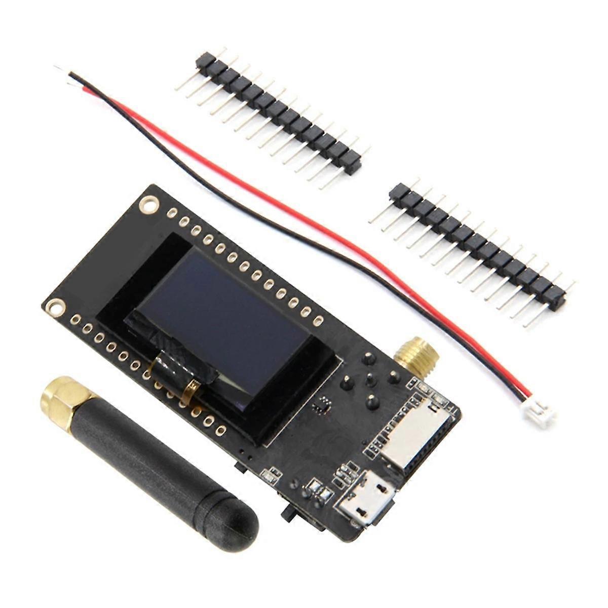 LoRa32 V2.1-1.6 Versão 433 MHz ESP-32 SMA CH9102F LoRa OLED 0,96 polegadas Cartão SD Módulo Bluetooth WIFI