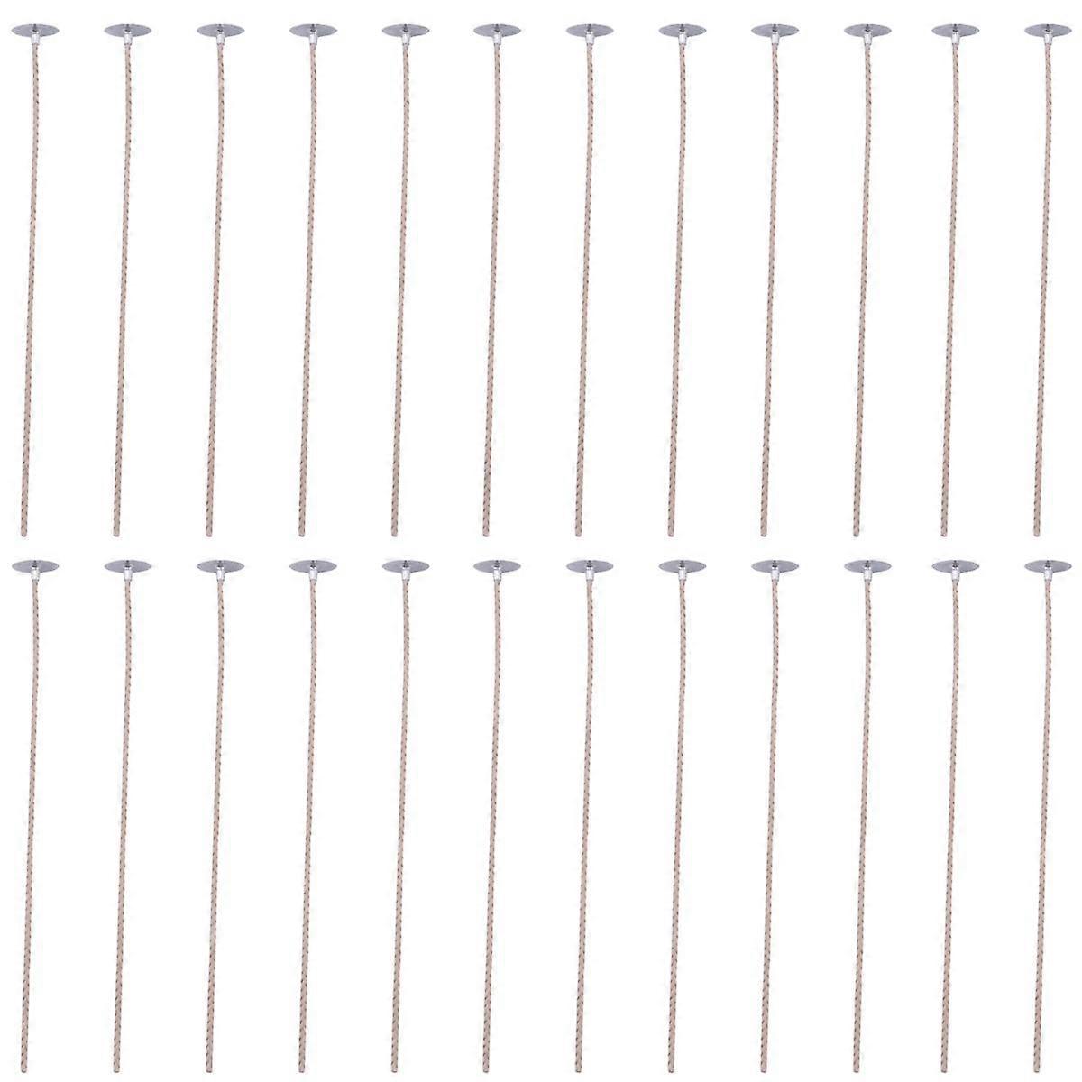 100Pcs ECO Wicks for Soy Candles, 8 Inch Pre-Waxed Candle Wick for Candle Making,Thick Candle Wick