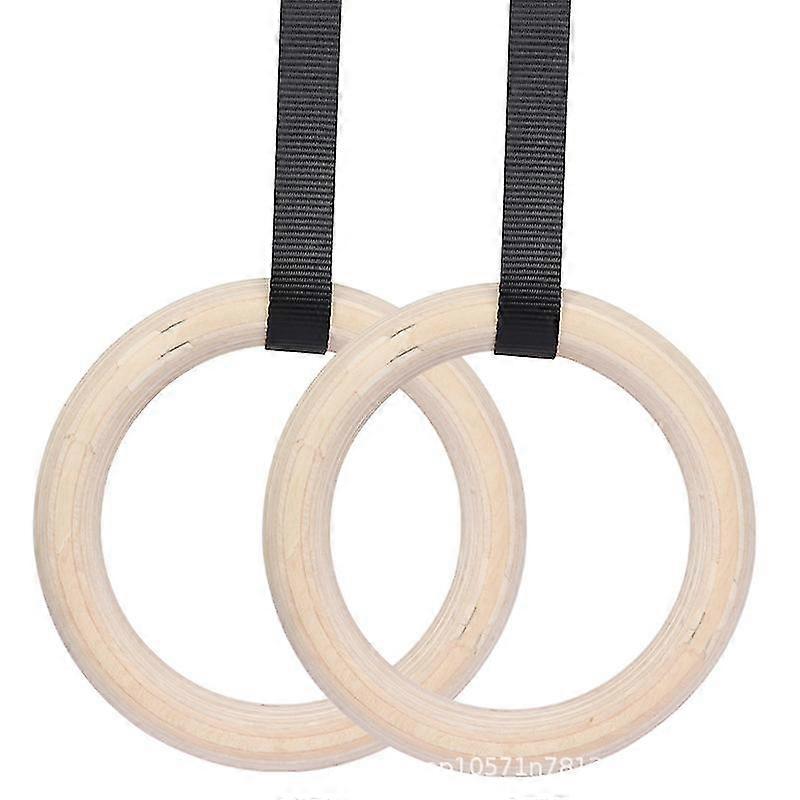 Birch Gymnastics Ring, Professional Adjustable Fitness Ring, A Pair Of 28 Birch Rings