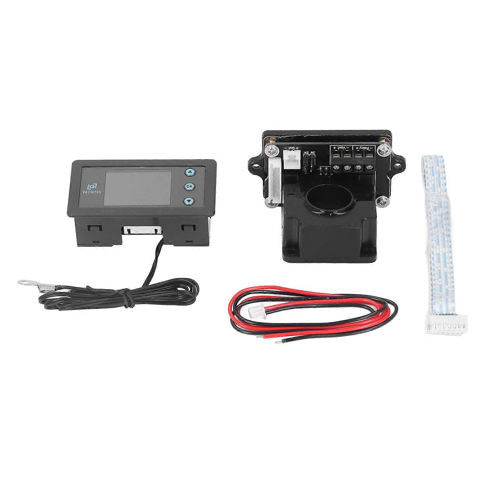 Coulombmeter LCD Digital Display Current Test Capacity Power Detector Volt Meter 500V 200A