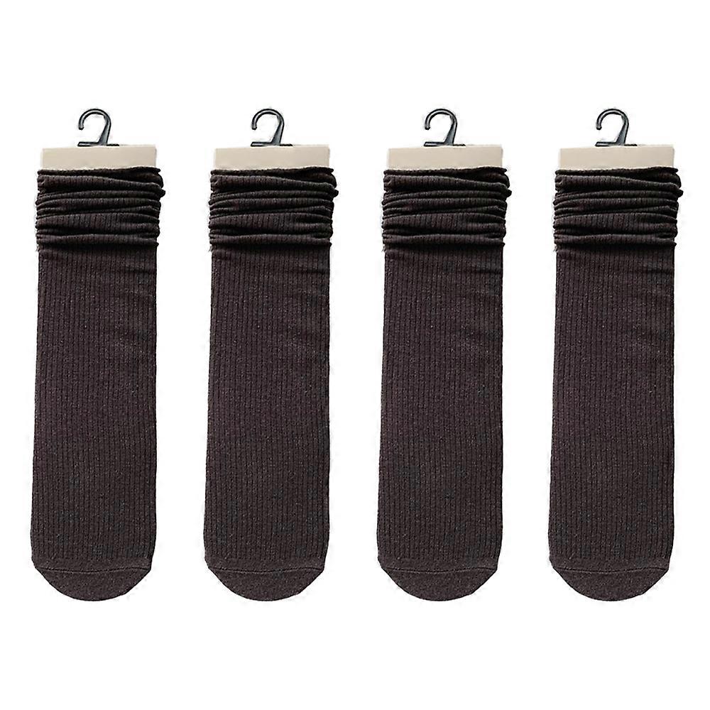 Women's Soft  Crew Socks, Wide, Loose Fit & Thin Socks with Seamless Toe