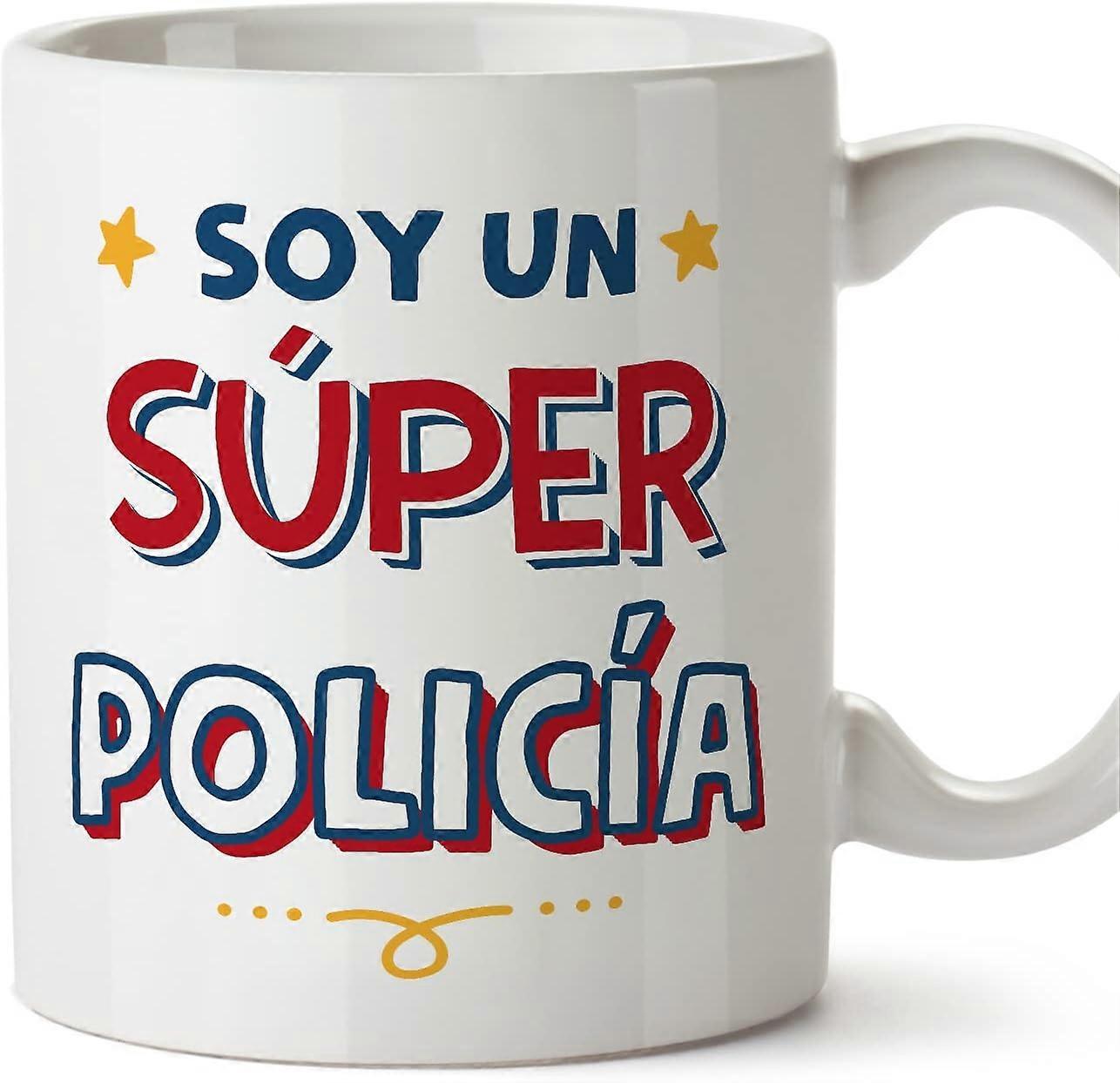 スペインの警察官の男マグカップ 同僚へのソイスパー面白いギフトセラミック11オンスマグ