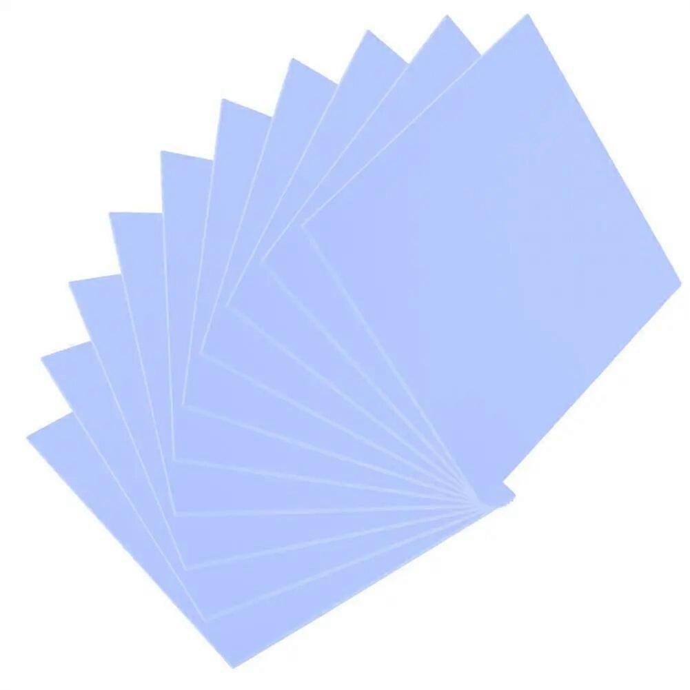 100x100mm 05mm/10mm/20mm Silicone Thermal Pad Sheet Computer CPU Graphics Chip Heat Sink Adhesive Conductive Heatsink Plaster