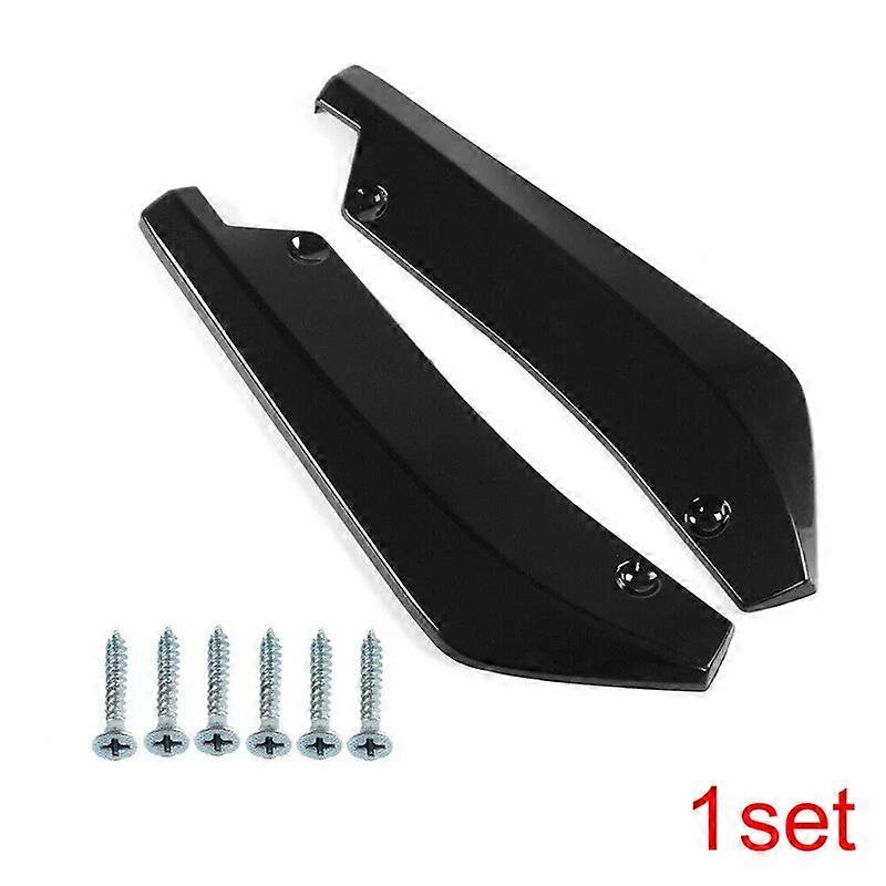 2Pcs/Set Universal Car Rear Bumper Lip Diffuser Splitter Spoiler Scratch Protector Rear Corner Rear Llip Rear Spoiler Retrofit