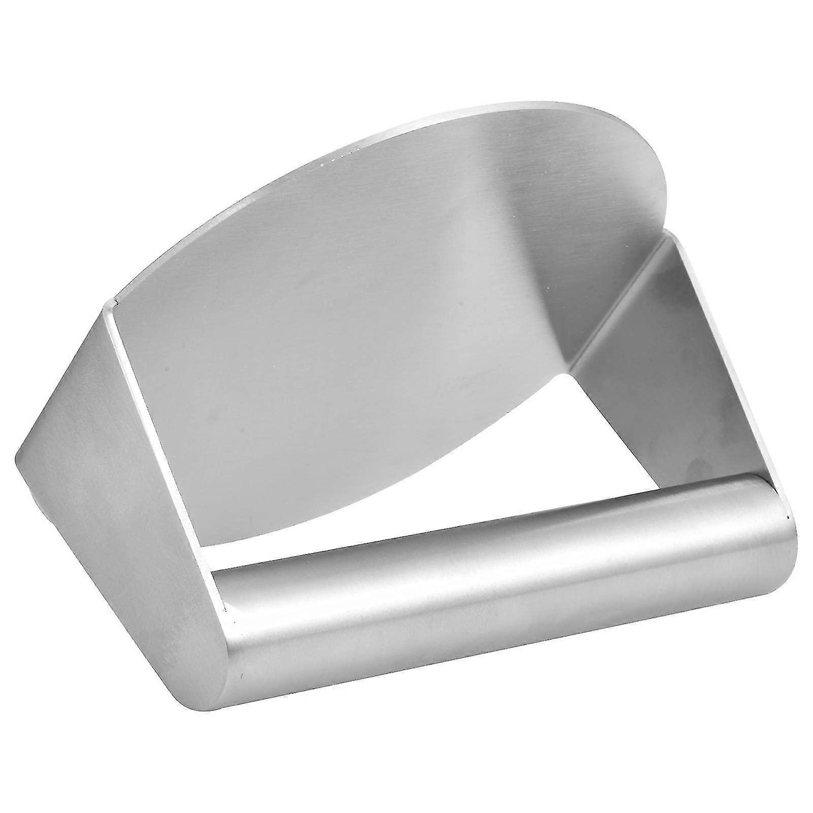 バーガースマッシュラウンドステンレススチールグリルプレスベーコンプレススマッシュバーガープレスミートスマッシャーバーガースマッシャー、5.5 "