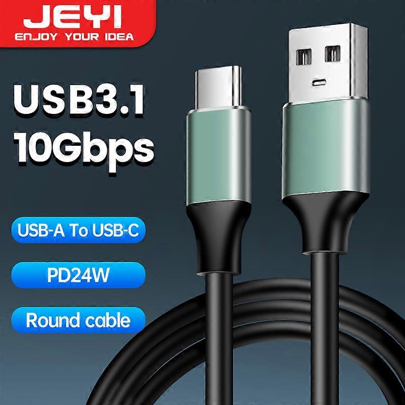 JEYI Thunderbolt 3 Cable 40Gpbs 100W/5A Fast Charging 5K@60Hz or Dual 4K Display Video Compatible with eGpu, MacBooks, Docking