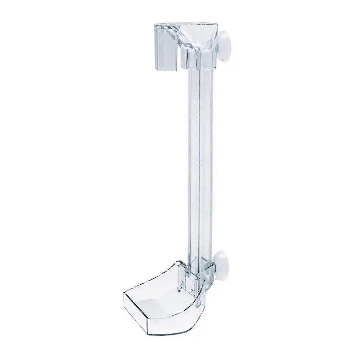 حوض السمك الاكريليك تغذية أنبوب مكافحة تمسك الأسماك تصميم شفافة الأسماك الطاعم مناسبة لخزان الأسماك