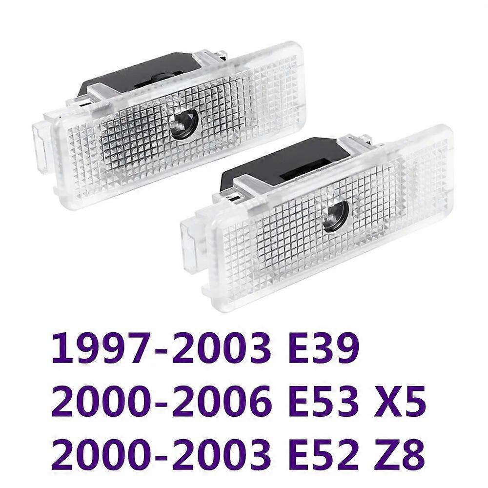 LED Car Door Welcome Shadow Light Accessories For BMW 5 Series E39 1997 - 2003 1998 1999 2000 2001 X5 E53 Z8 E52