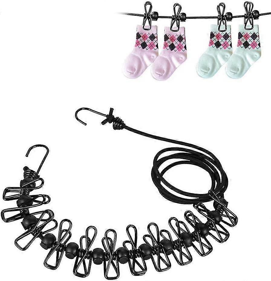 2 Pcs Clothesline For Holiday Travel Camping Outdoor Balcony