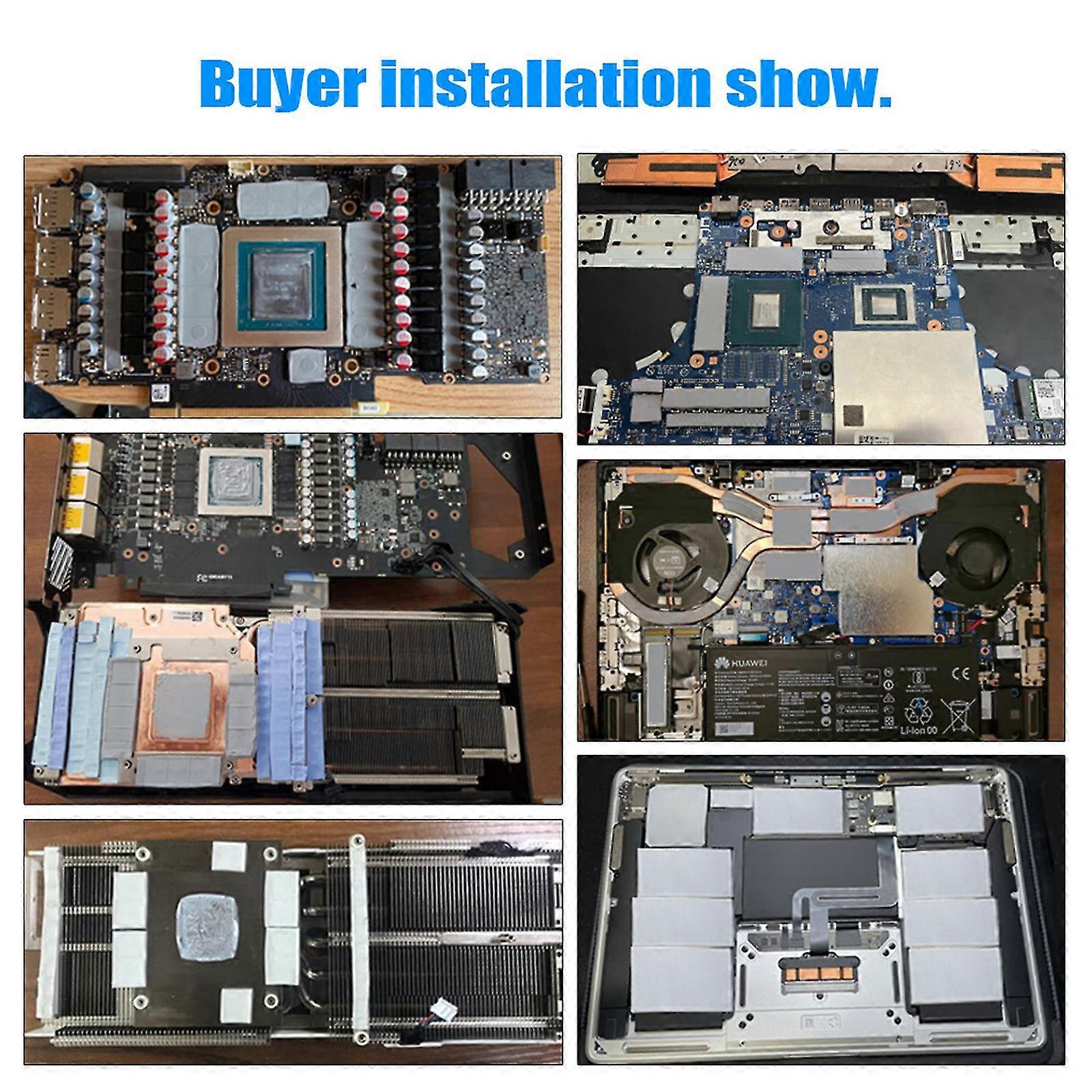 Cpu Gpu Radiator Thermal Grease Pad Computer Laptop Cpu Graphics Card Heat Sink