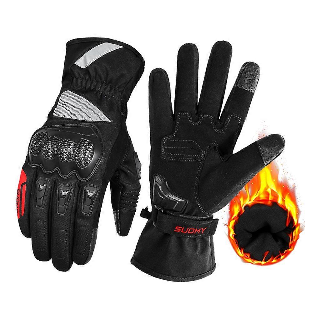 Touchscreen Motorcycle Gloves Hard Knuckle Full Finger Protective Men Gloves