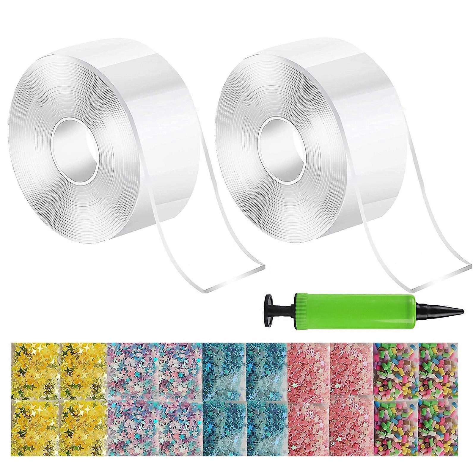 1 Set Nano Tape Bubbles Relieve Pressure Nostalgic Gifts Super Elasticity Nano Glue Kneading Toys Student Toy Kaesi