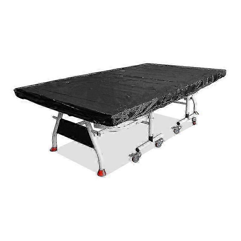 غطاء تنس الطاولة أكسفورد قماش مقاوم للماء بينغ بونغ غطاء طاولة مع رباط تضييق حماية كاملة غطاء طاولة مقاوم للغبار للفناء الداخلي أو الخارجي Pr