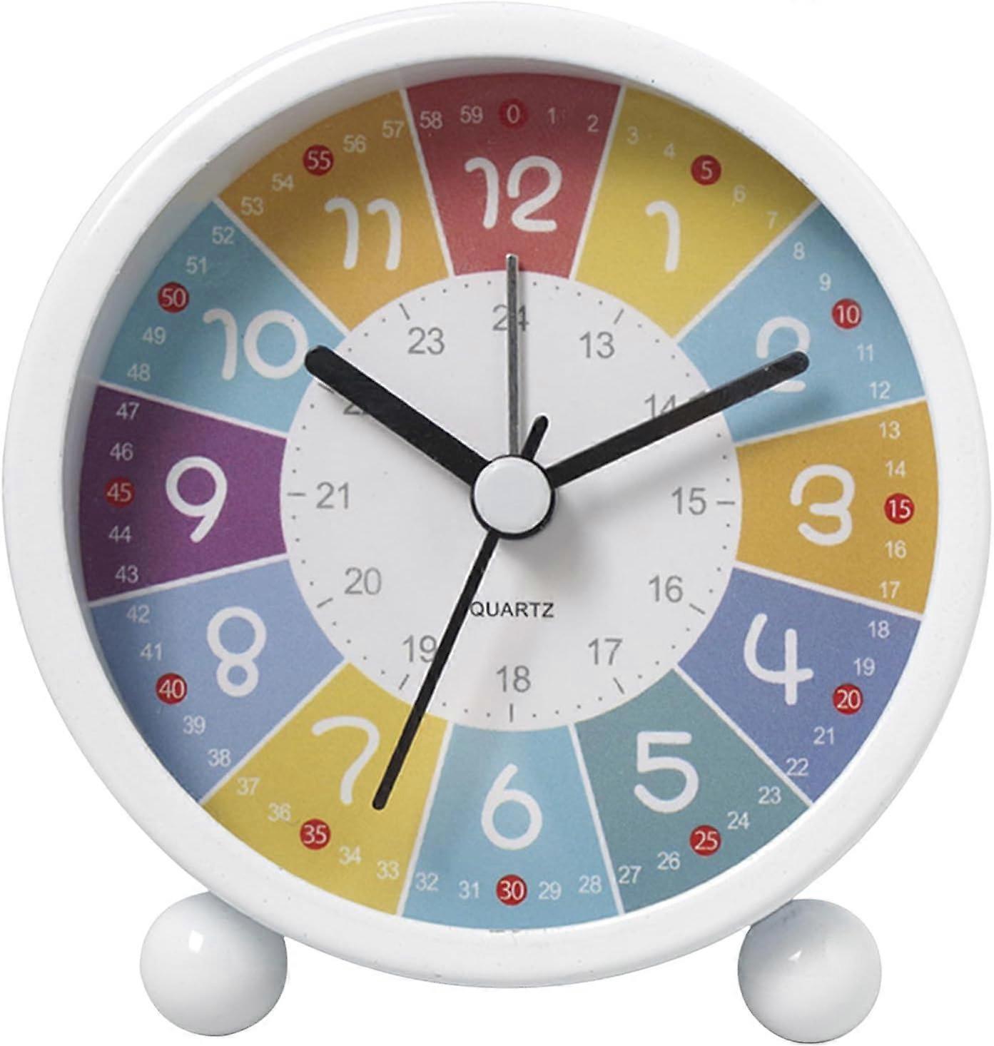 Bedroom Alarm Clock 24 Hours Display Time Teaching Clock