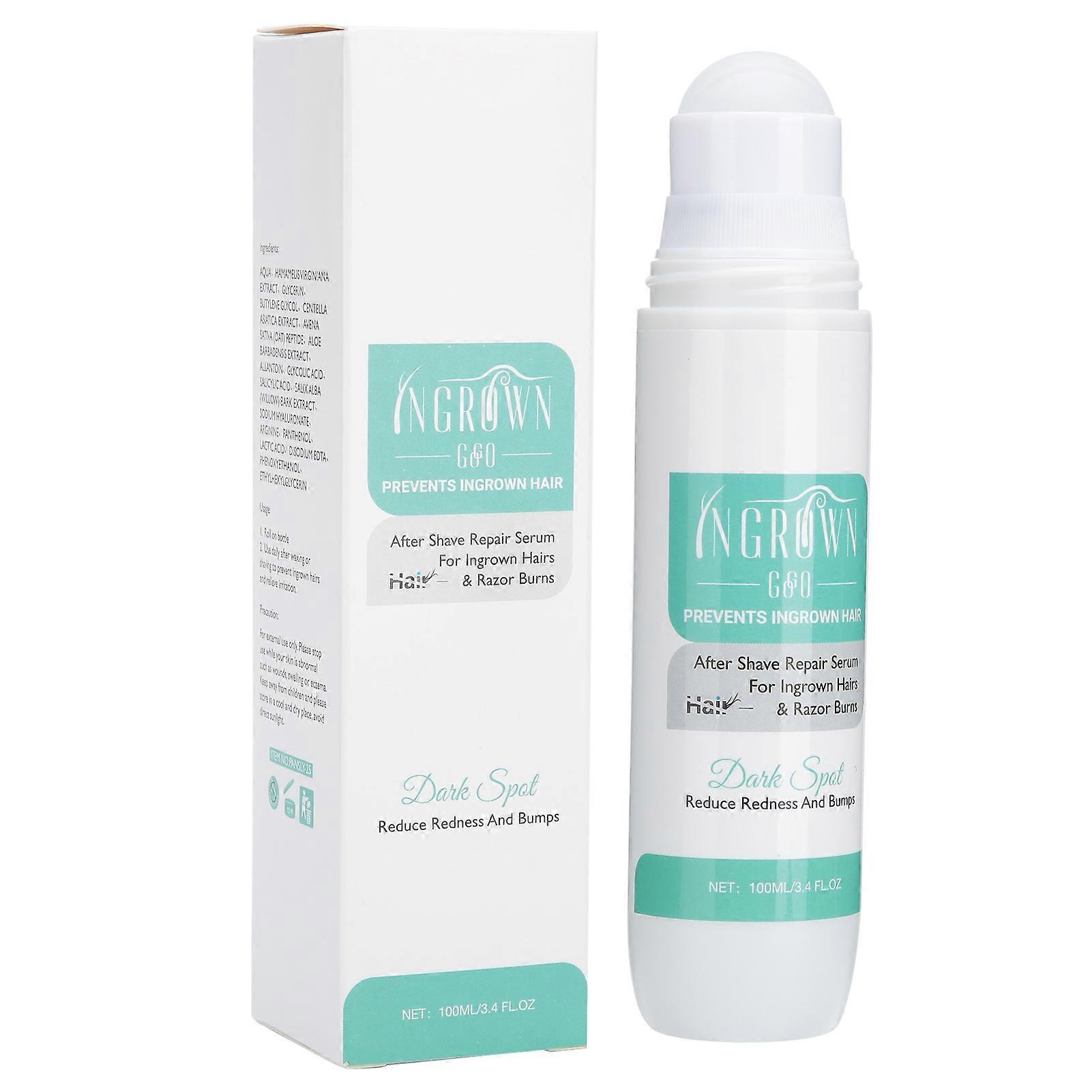 PANSLY Ingrown Hair Solution Beard Growth Inhibitor Razor Bump Solution Serum 100ml