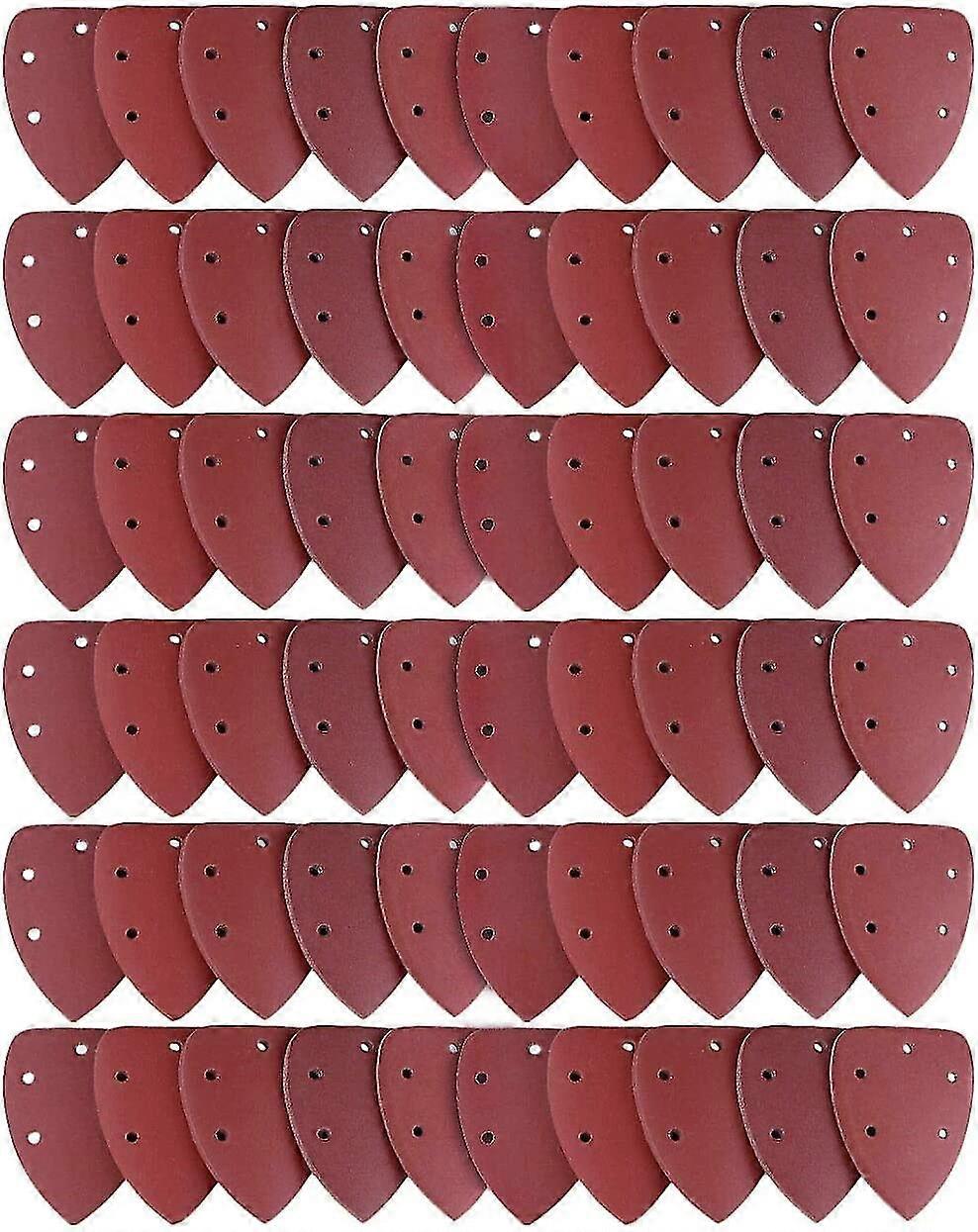 Pack Of 60 Sanding Sheets, Sanding Paper 40/60/80/100/120/180/240/320/400/800 Ideal For Multi-purpose Sander