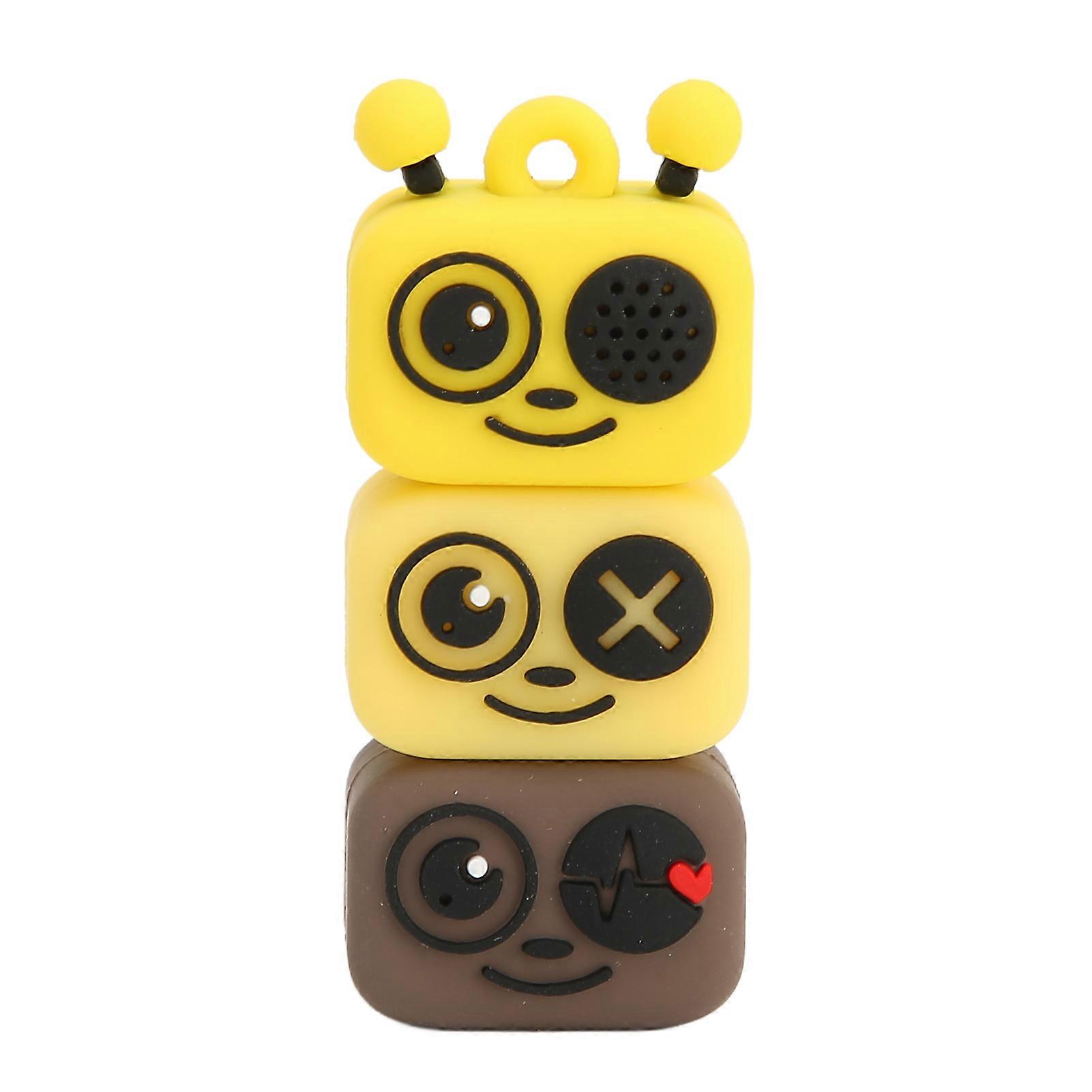 Clé USB USB Portable Standard Hot Swap Portable USB Drive pour Bureau Entreprise Jaune 128 Go