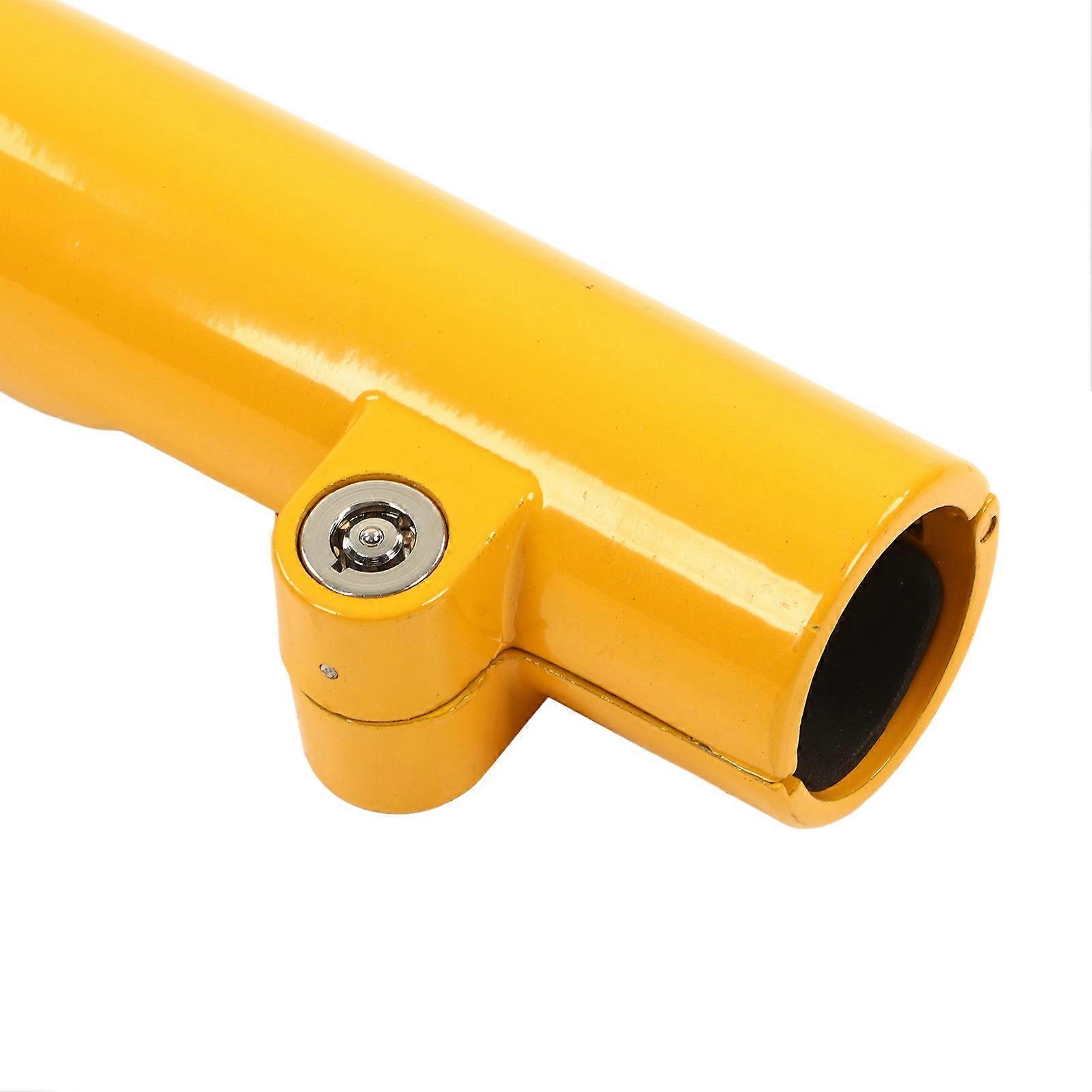 Car Steering Wheel Lock Theft Proof Strong Construction Soft Handle Portable Universal for Vehicle