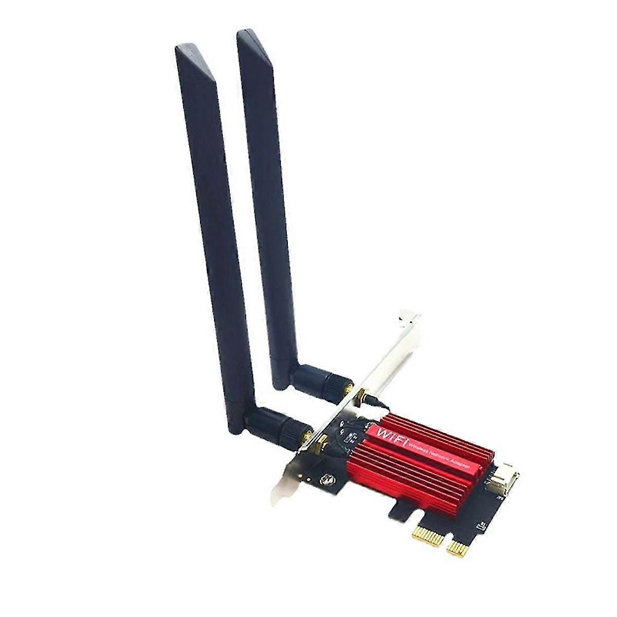 Für Intel Be200 Pcie Wifi Adapter Wifi 7 8774 Mbit/s Bluetooth 5.4 Gaming-PC 2,4 G / 5 G / 6 GHz Wireless-Netzwerkkarte (8 dB)