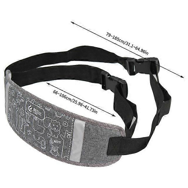 Kids Motorcycle Harness Non-Slip Scooter Safety Belt With Reflective Design Adjustable Driver Belly Strap For Riding Motobike
