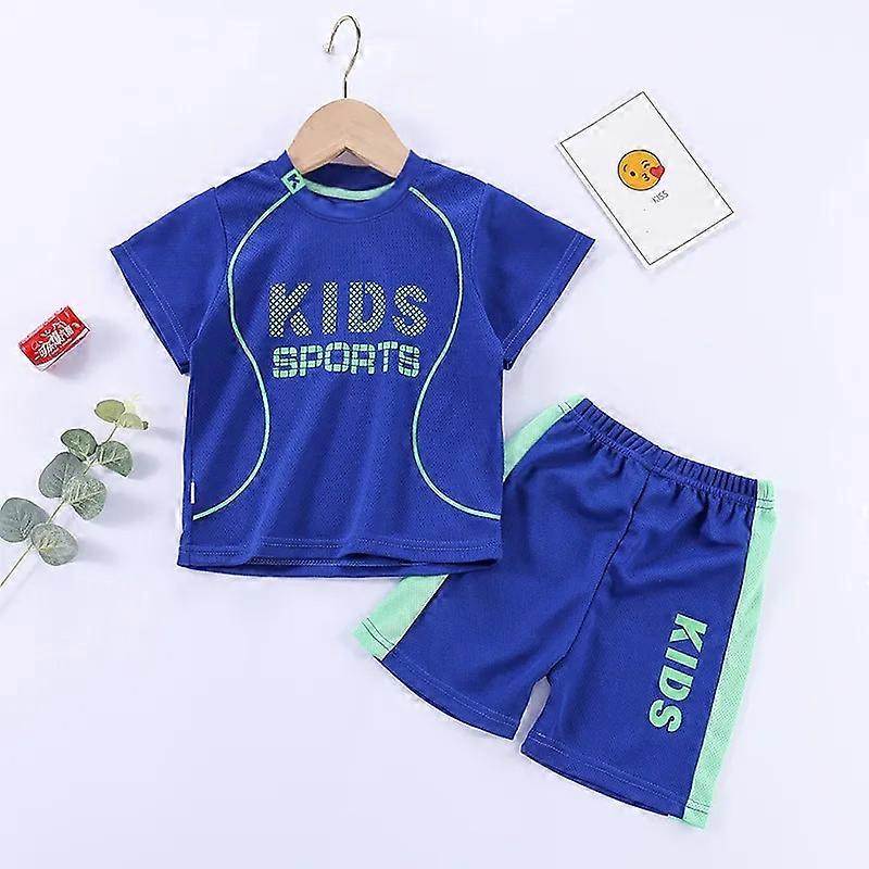 Αθλητισμός Παιδικά Σετ Γρήγορο στέγνωμα T-shirt Σορτς Αθλητικά ρούχα Μπάσκετ Κοστούμια Παιδικά ρούχα Αναπνέει Καλοκαιρινά Παιδικά ρούχα