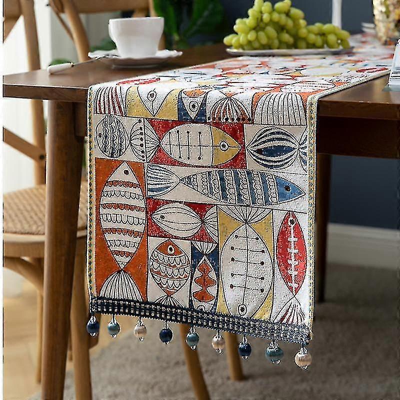 Table Runner Dining Table Decor Embroidery Table Runners Luxury Home Party Accessories Decoration