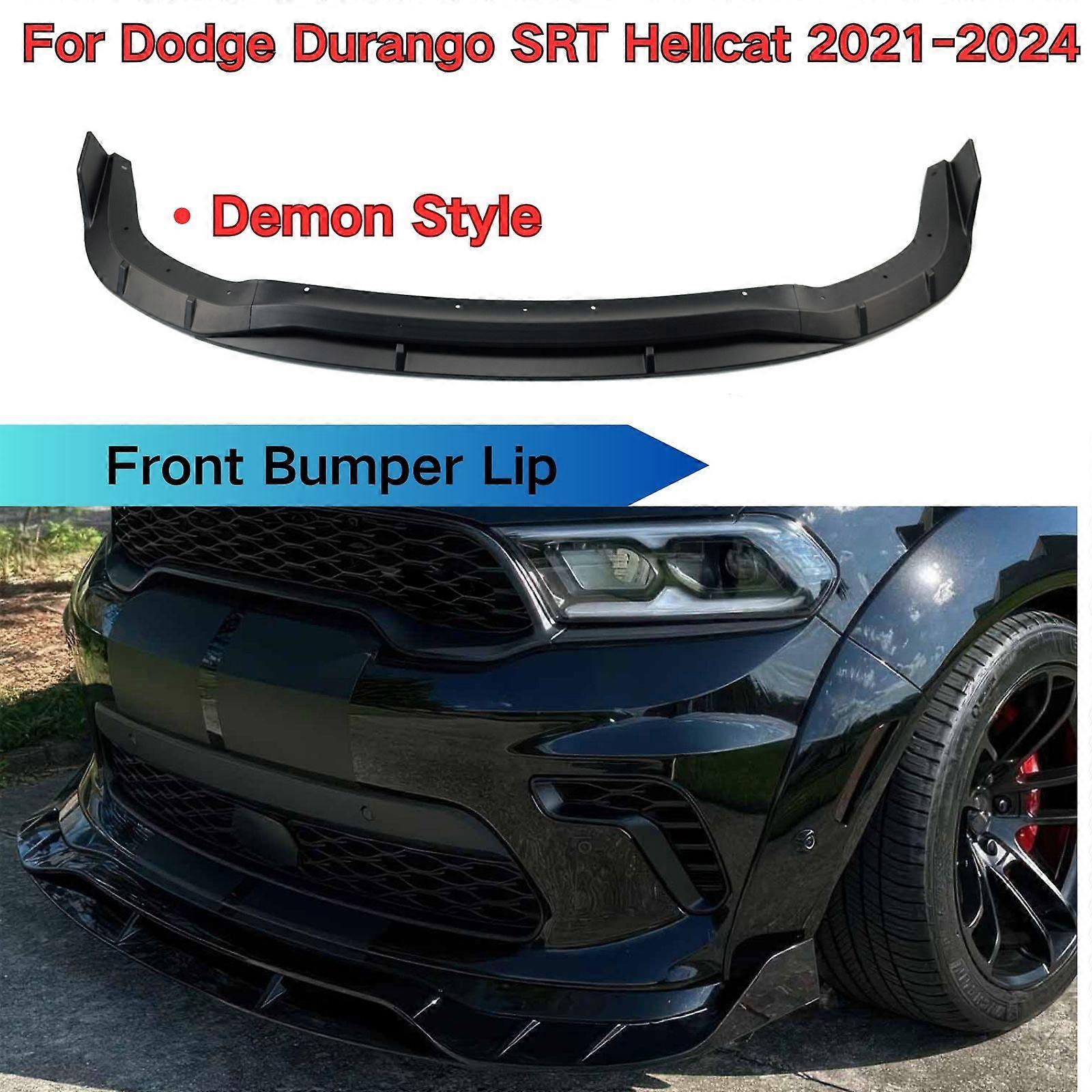 For Dodge Durango SRT Hellcat 2022-2024 Demon Style Front Bumper Lip Car Accessories Spoiler Splitter Diffuser Body Kit
