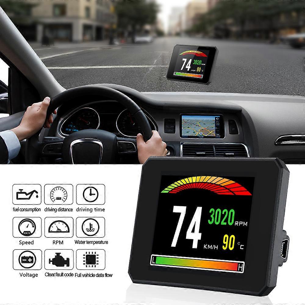 Head Up Display HUD Display P16 Car OBD OBD2 Head Up Display P16 Car Projector Digital Speedometer Car Speed Security Alarm