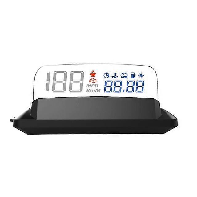 L3 Car Head Up Display OBD2 HUD Mirror Windshield Speed Projector Digital Speedometer On-Board Computer Fuel Mileage Temp