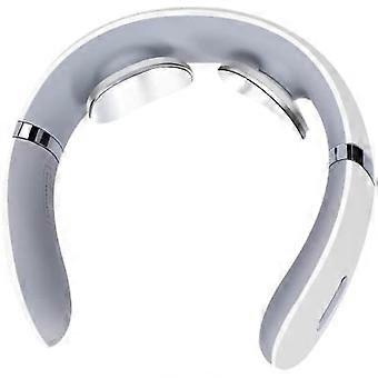 Neck Massager Electromagnetic Pulse Neck Massager with Heat Relieve Cervical Muscle Pain Stiff and Fatigue Intelligent Wireless Deep Tissue Massage fo