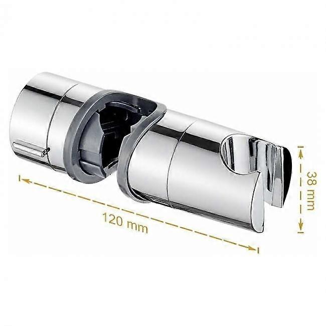 Bathroom Shower Head Holder, Adjustable Hand Shower Clamp, Chrome