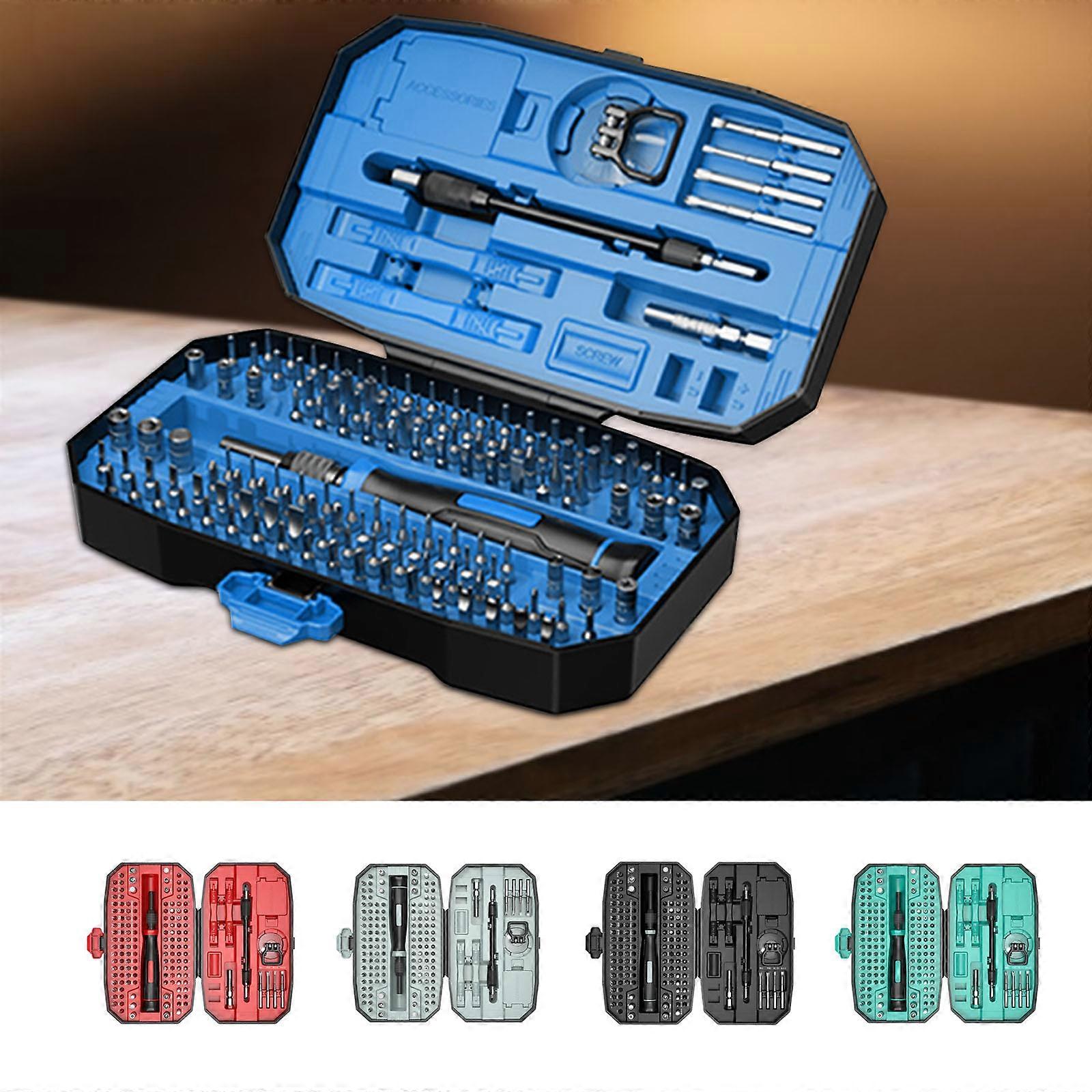 Zestaw małych wkrętaków magnetycznych 152 w 1 z etui, zestaw narzędzi do naprawy elektroniki