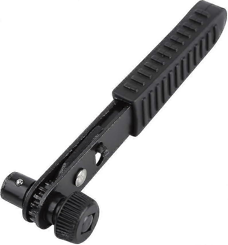 1/4" Iron Ratchet Wrench Screwdriver Bits Quick Socket Tool, Black