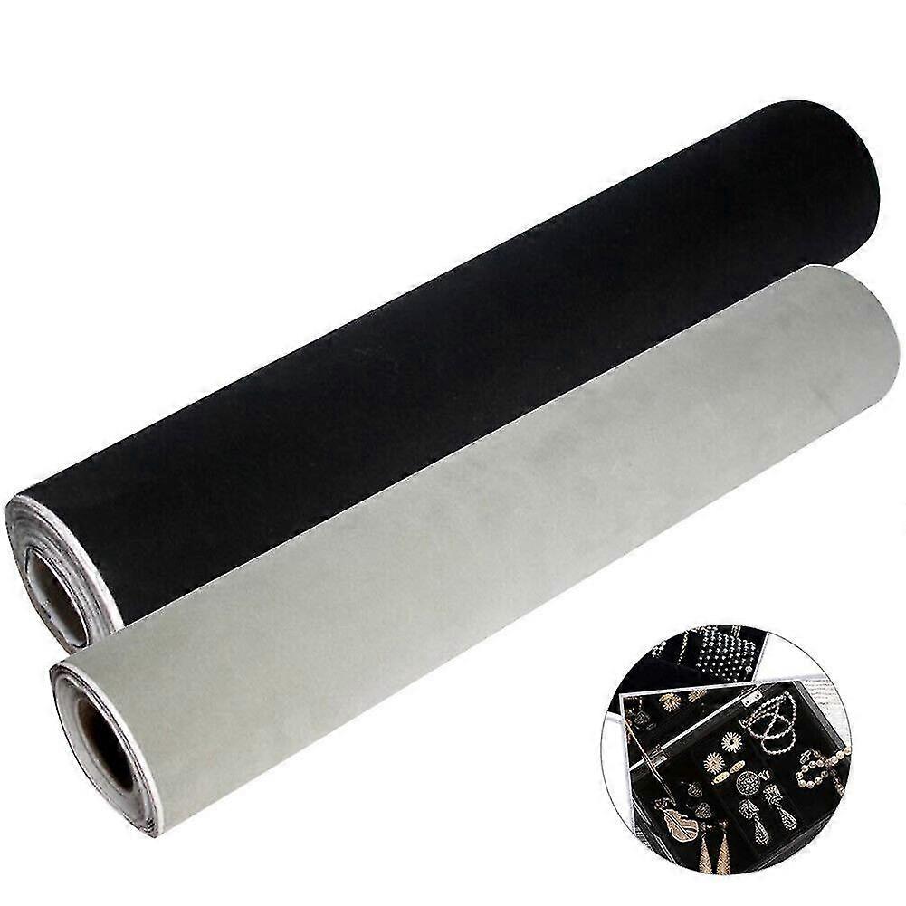 Auto-adhésif Feutre Collant Dos Velours Tissu Bijoux Mur Autocollant 9 Mètres Rouleau