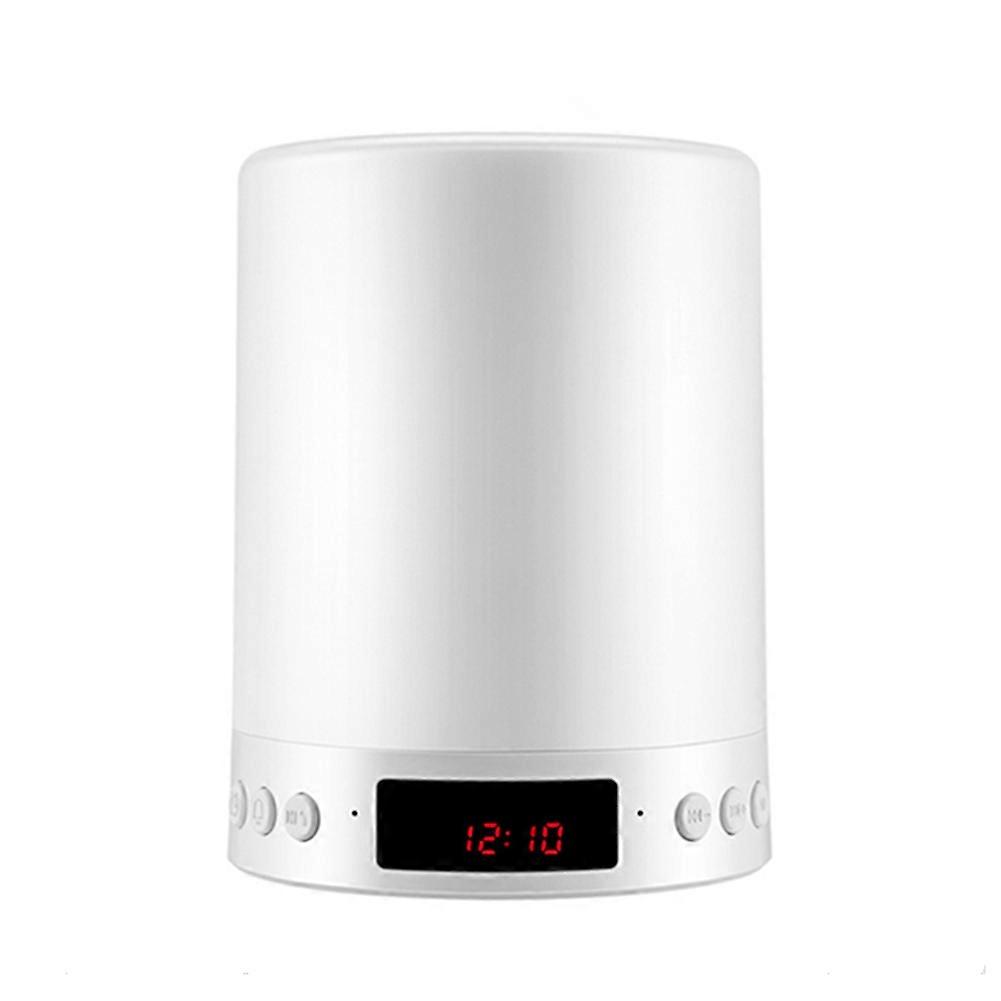 Colorful light bluetooth audio alarm clock time display