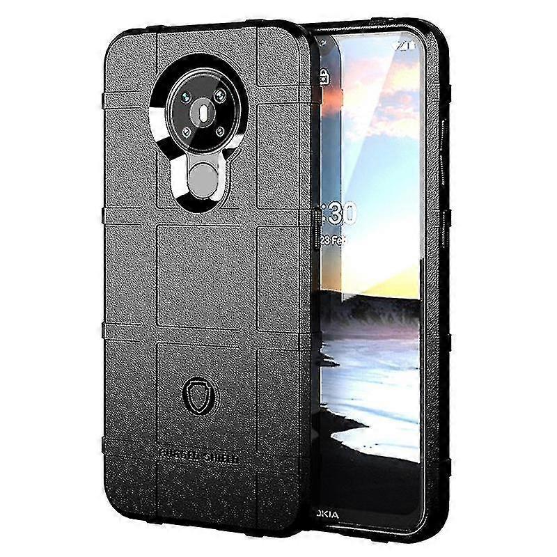 Anti-shock Square Grid Texture Thicken Tpu Case Shell For Nokia 5.3