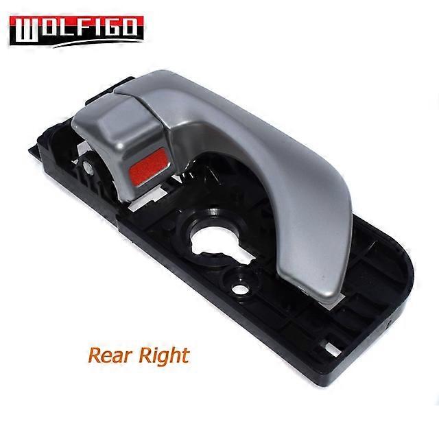 Silver Inside Inner Vehicle Interior Door Handles Front Rear Left Right For 2005 2006 2007 2008 Hyundai Sonata 83620 3K020,82610 3K020| Vehicle Inter