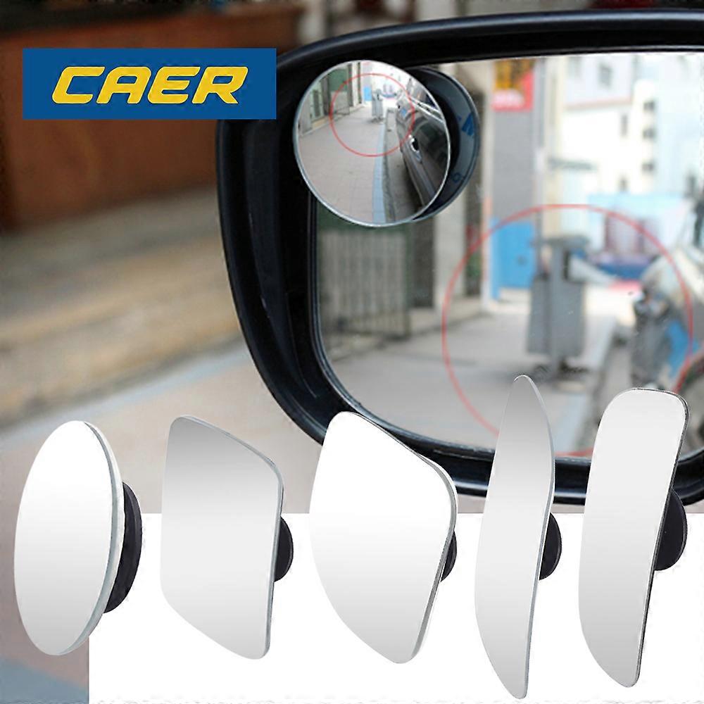 Blind Spot Mirrors Car Adjustable Wide Angle HD Glass Frameless Convex Rearview Mirror