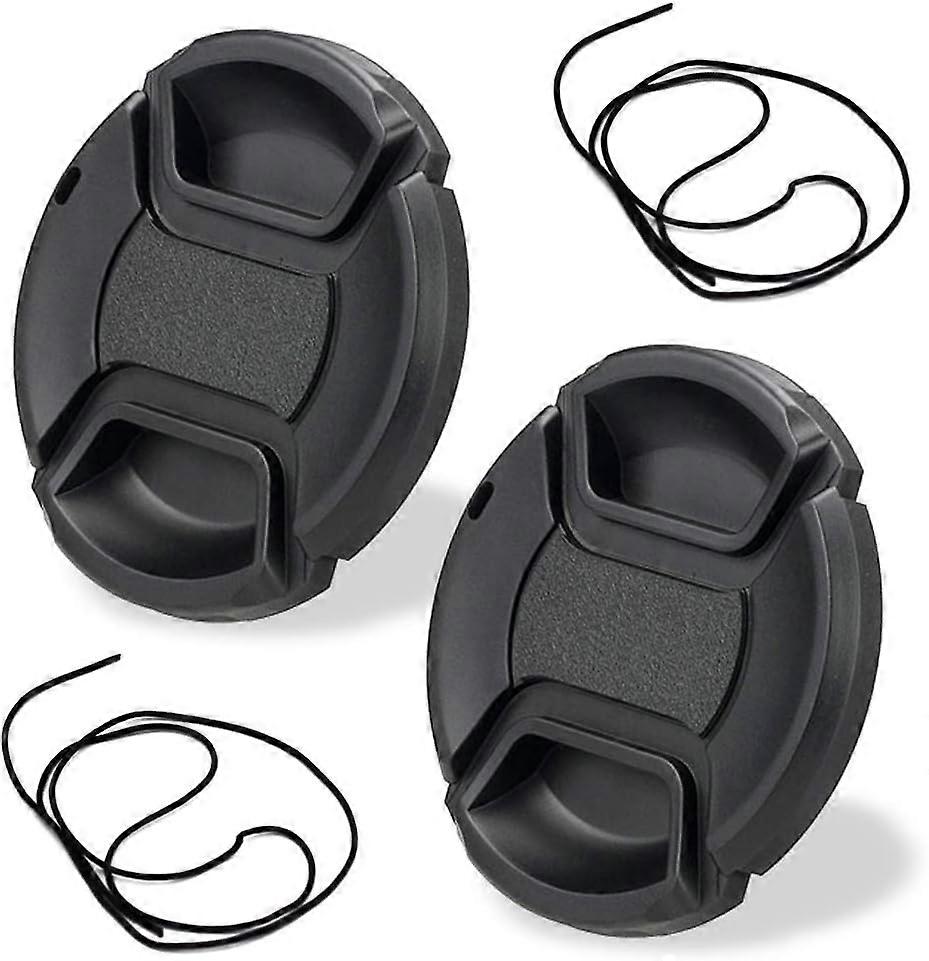 77mm Lens Cap for Canon EOS R5 EOS R6 EOS R EOS RP Camera RF 24-105mm f/4L Lens for Sony FE 24-105mm f/4 Lens 2 Pack