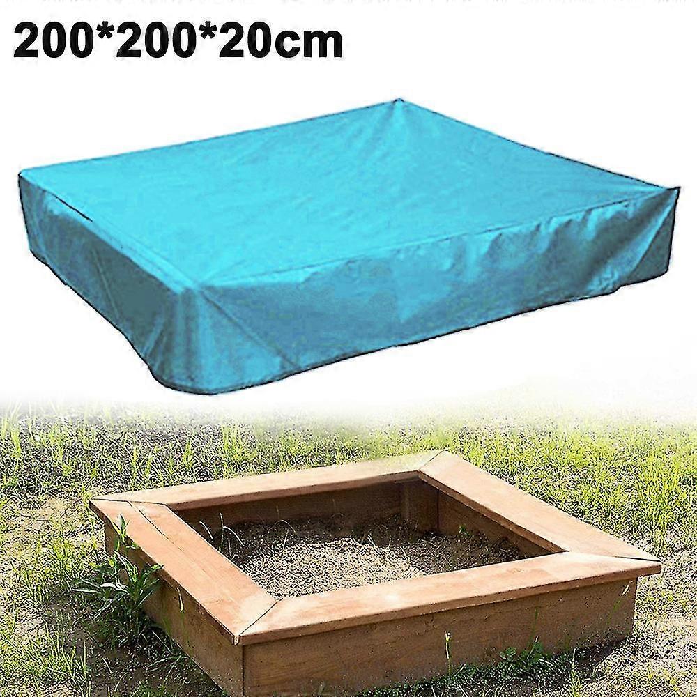 Sandbox Cover, Square Protective Cover For Sand And Toys Away From Dust And Rain, Sandbox Canopy With Drawstring, Sandpit Pool Cover