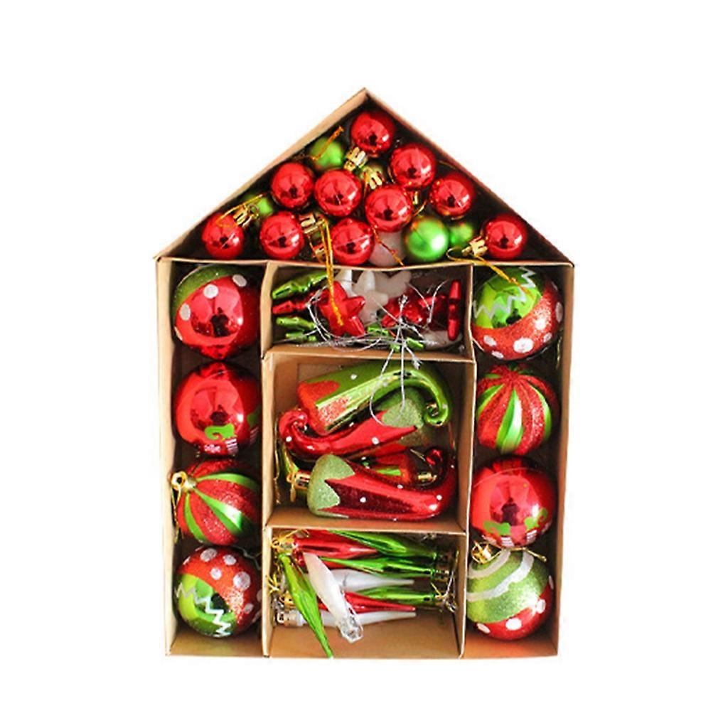 Christmas Ball Ornament 70pcs/box Christmas Tree Decor Christmas Tree