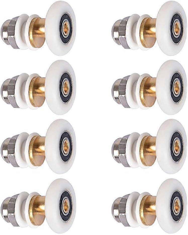 Shower Door Roller, 23mm 8 Pieces Replacement Shower Sliding Door Roller for Roller Kit