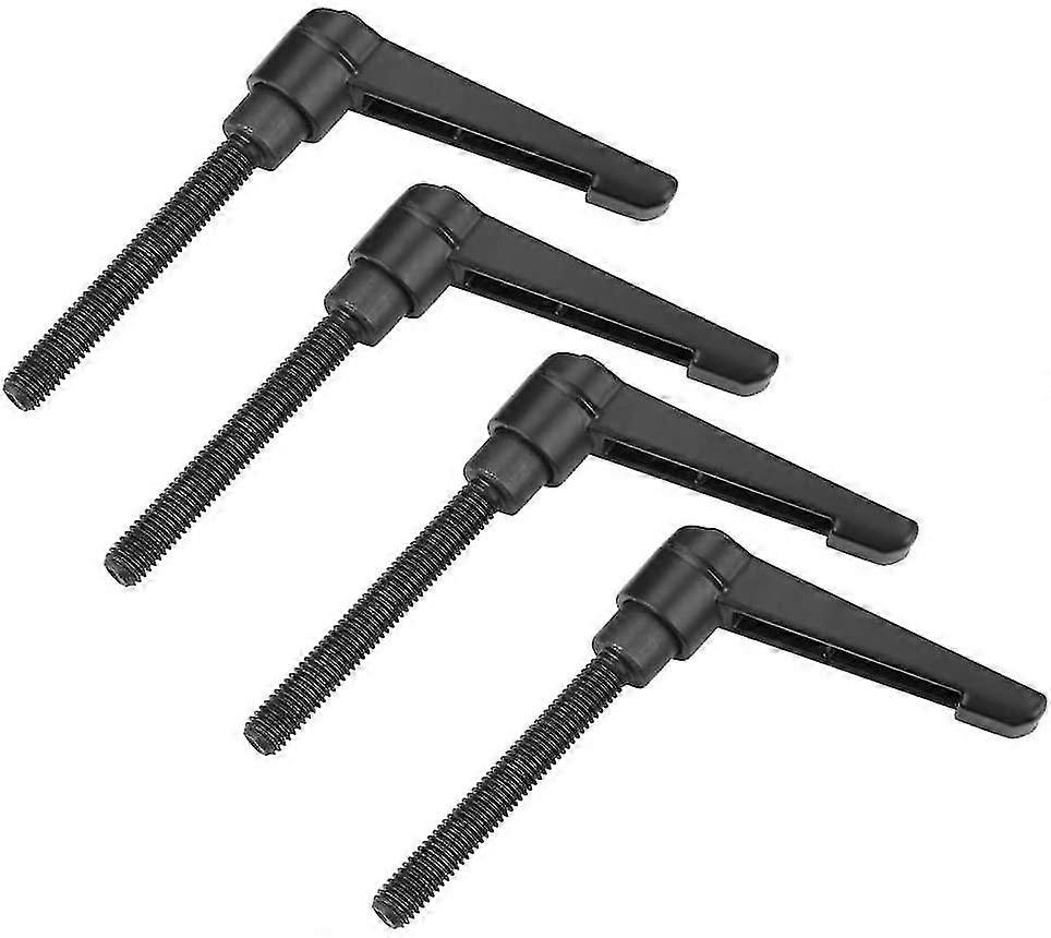 4pcs Adjustable Handle Machine Knobs,m8 Stainless Steel Male Thread