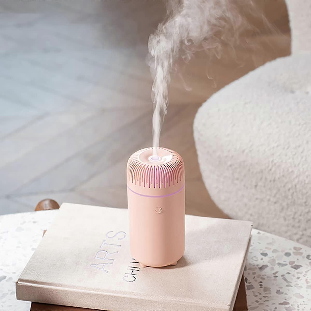 Car Diffuser, USB 100ml Mini Humidifier Essential Oil Diffuser Aromatherapy Diffusers, Pink
