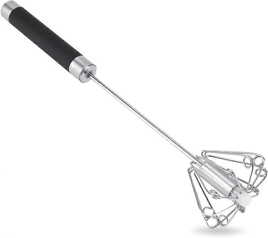 Manual Egg Beater Durable Rustproof Stainless Steel Egg Beater Kitchen Mixer