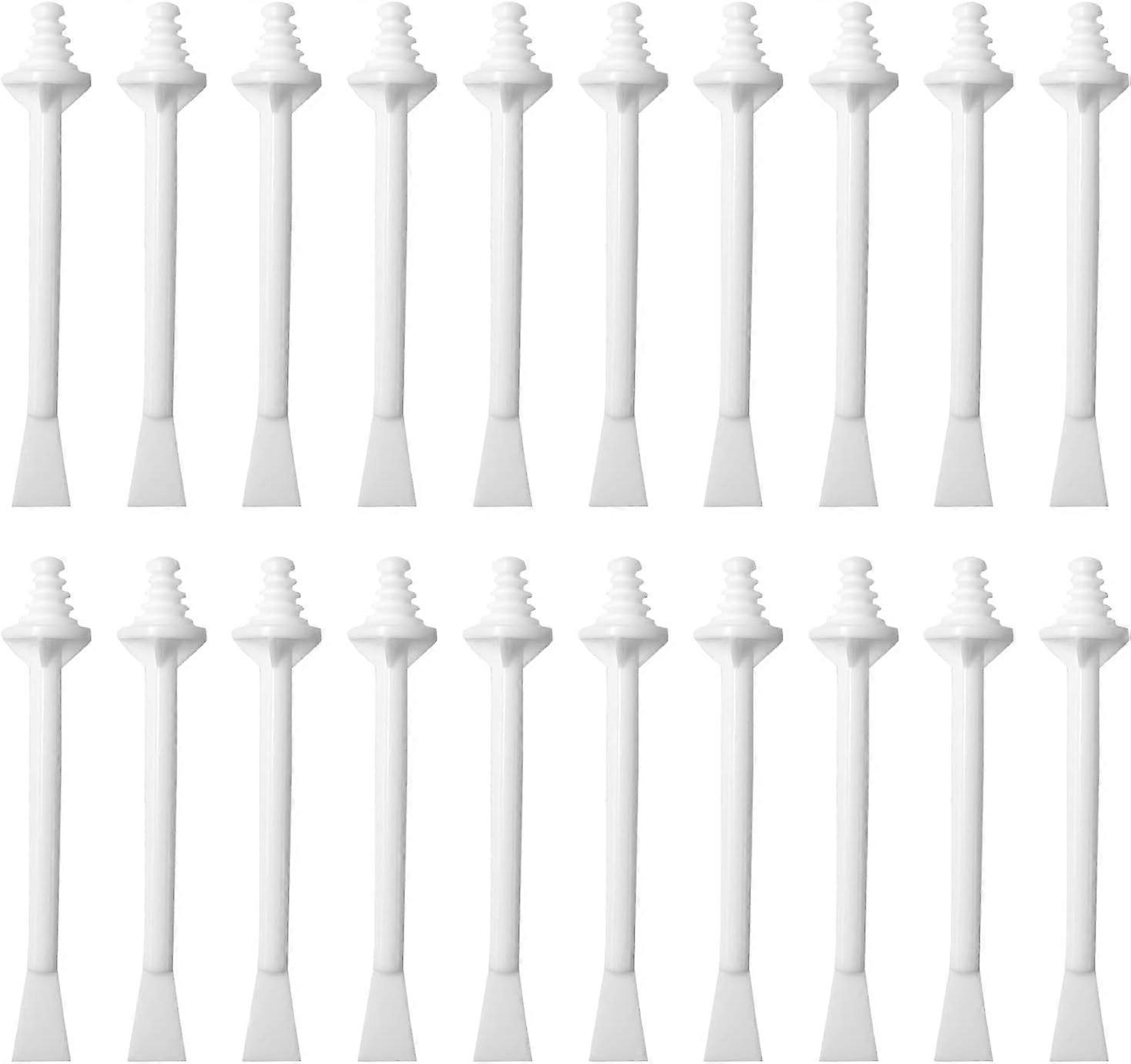20pcs Plastic Nose Wax Sticks Nose Wax Strips Nose Cleaning Remove Facial Wax Spatula For Nose Brow Facial Hair Cleaning