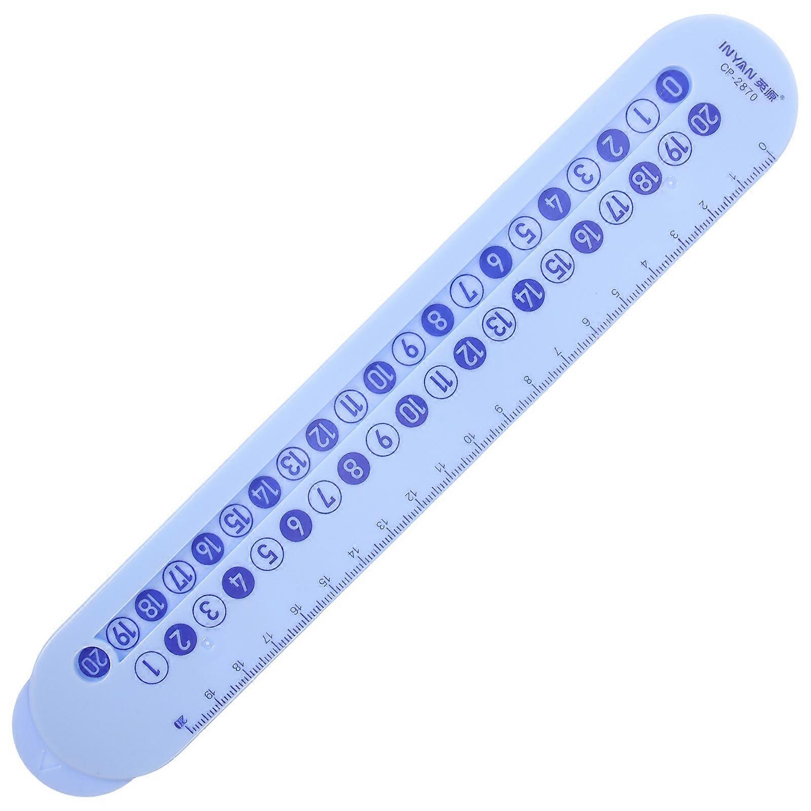 Math Learning Number Matching Ruler Addition Subtraction Ruler Number Decomposition Ruler for Kids